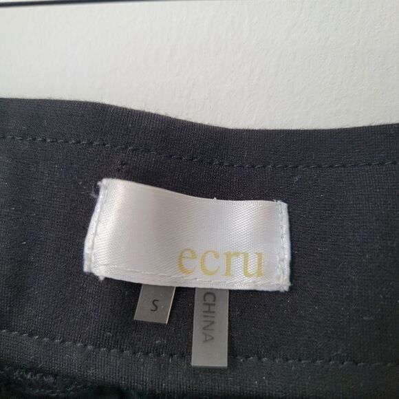 ECRU Bootcut snd Flare Black Dress Pants Size Small - Picture 3 of 9